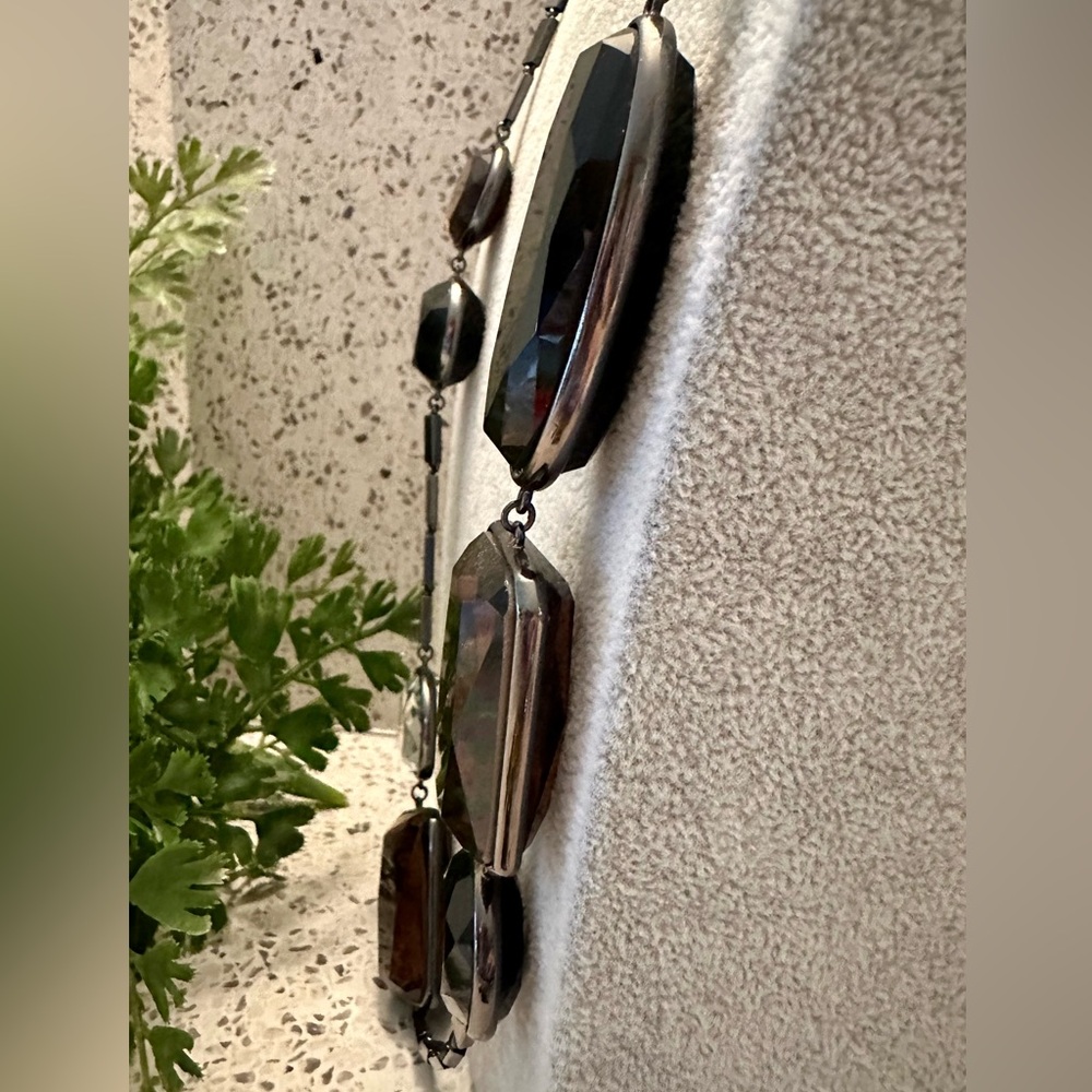 Acrylic Gem Statement Necklace - image 6